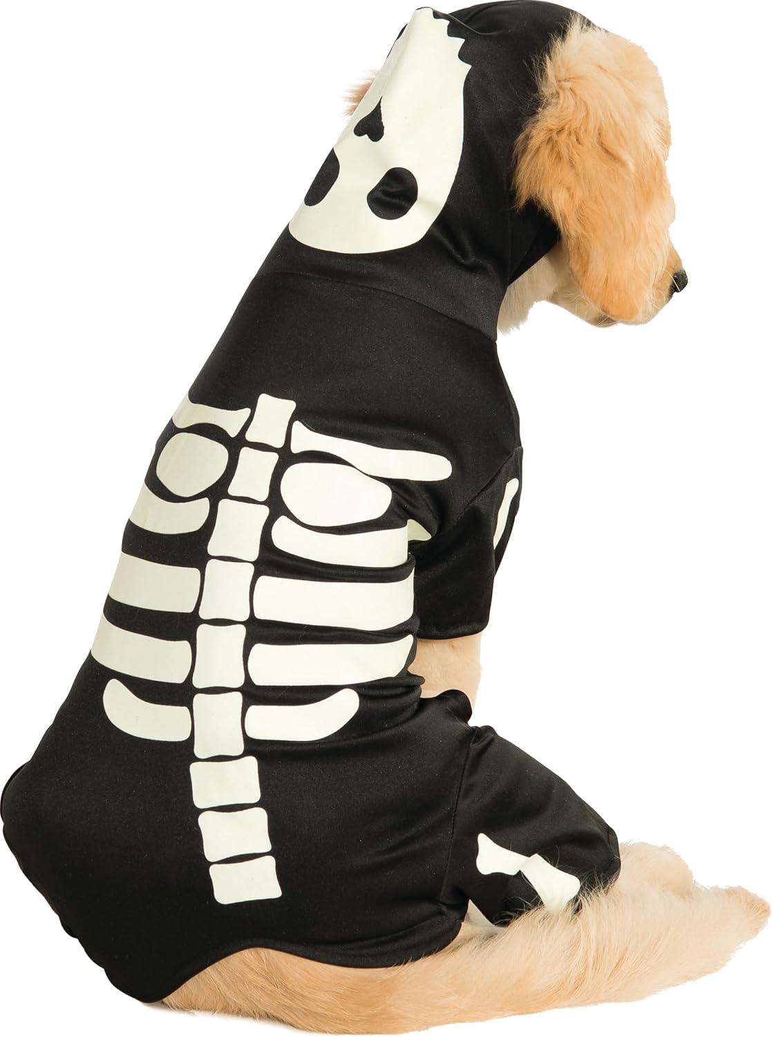 Disfraz Esqueleto Brillante para Perros o Gatos Talla XL