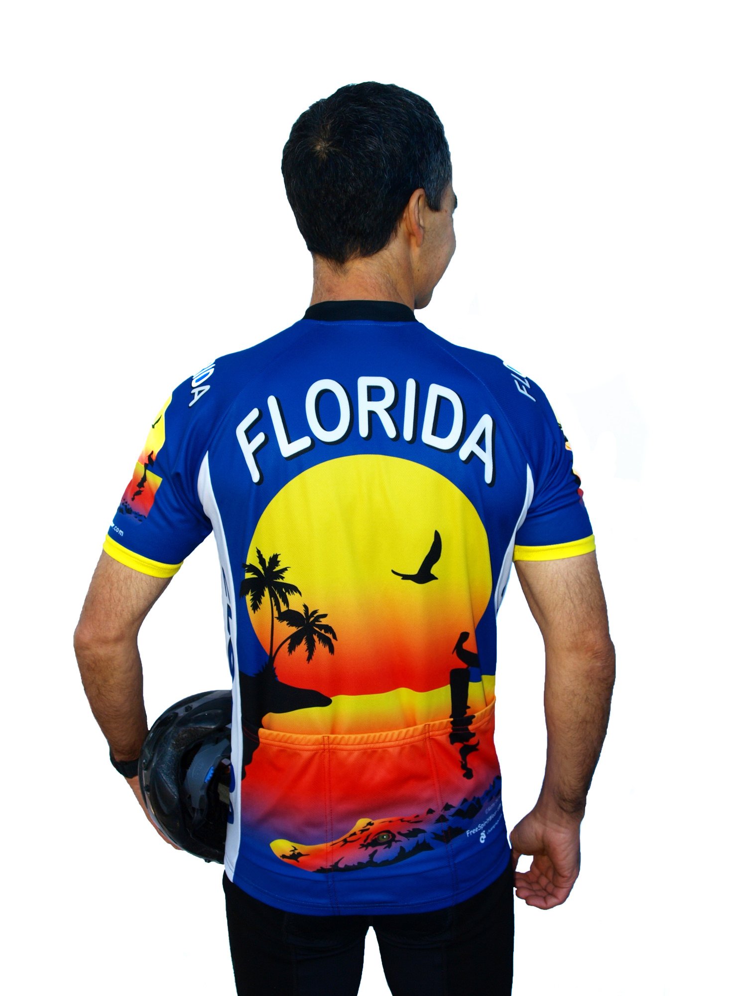 Free Spirit Wear Florida Cycling Jersey Large