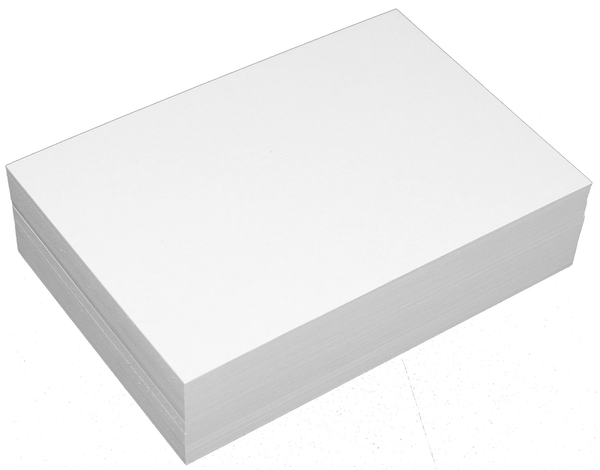 DEBRADALE DESIGNS Debra Dale 4 x 6 Blank Both Sides Unruled Super Thick Index Cards & Extra Heavy - White 1 Package of 100 20 Point Card Stock 326 GSM