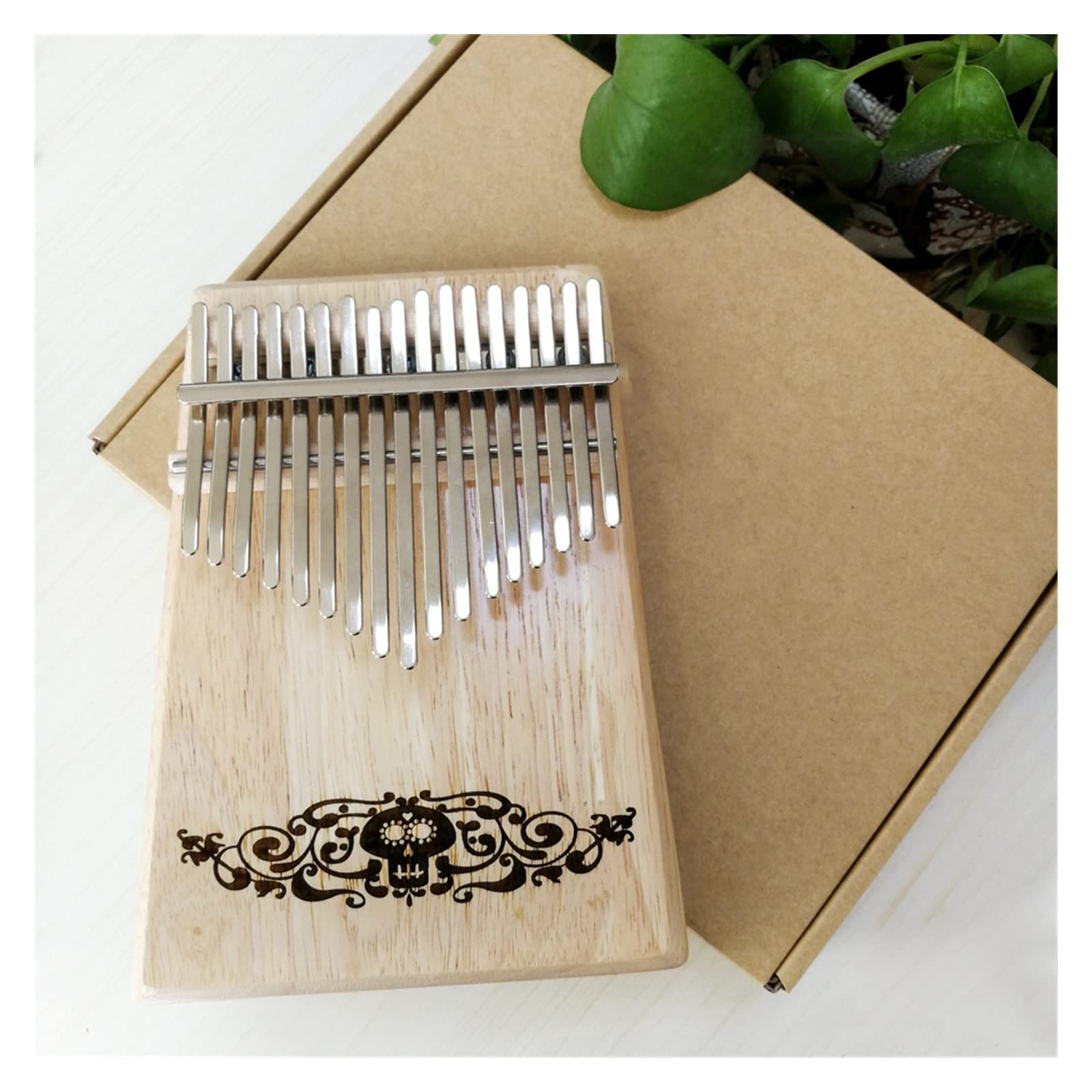 alumno Kalimba Instrumentos De Música De Teclado De Piano De Pulgar Kalimba De 17 Teclas