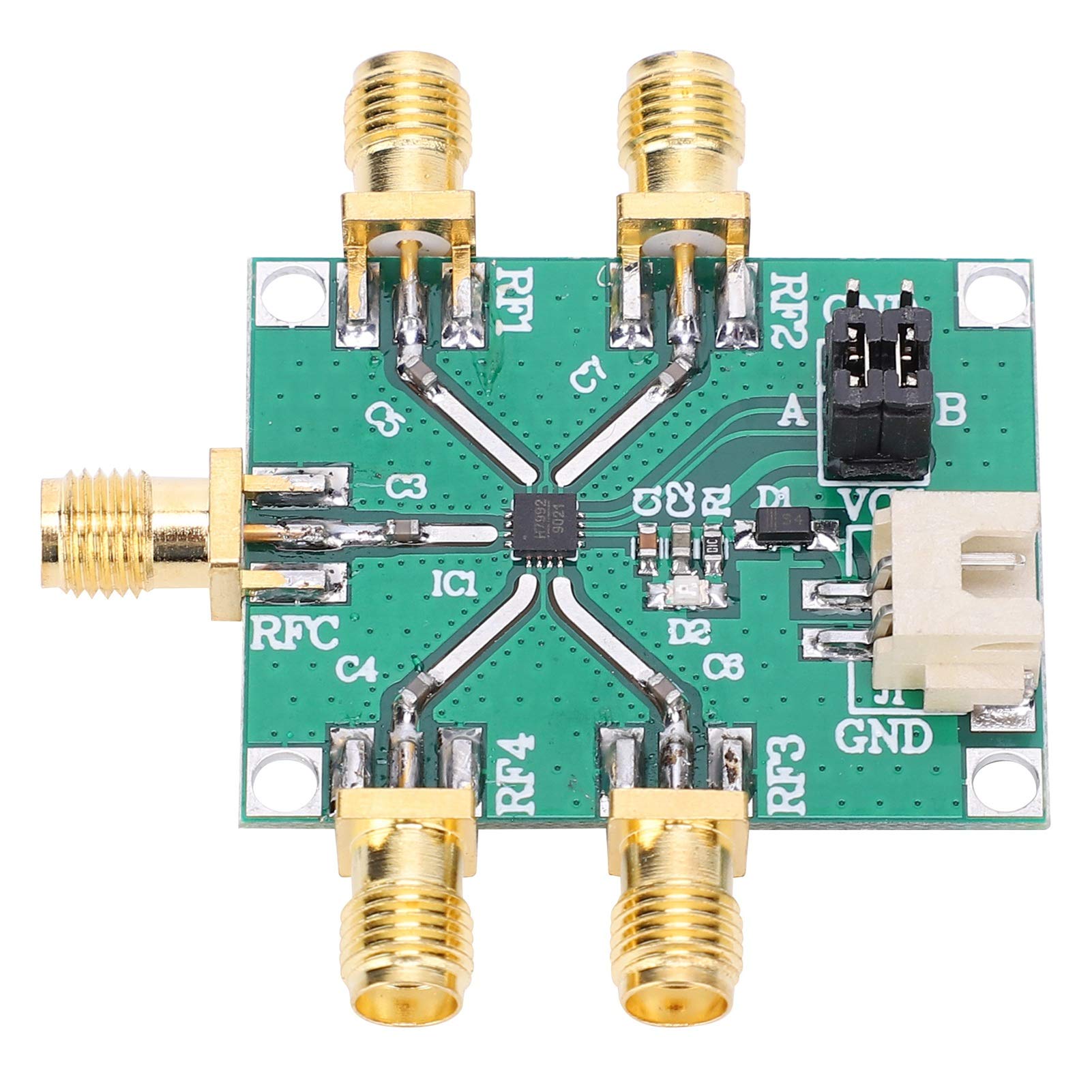 HMC7992 0,1–6 GHz HF-Schaltmodul, einpoliger 4-fach-Hochfrequenzschalter, nicht reflektierende Signalquellen-Generatorplatine für die Funkkommunikation