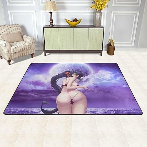 Miniatura 2 de Alfombras de animación para escuela secundaria DxD, decoración de piso de interior, alfombra popular para cocina y dormitorio, 24 x 36 pulgadas