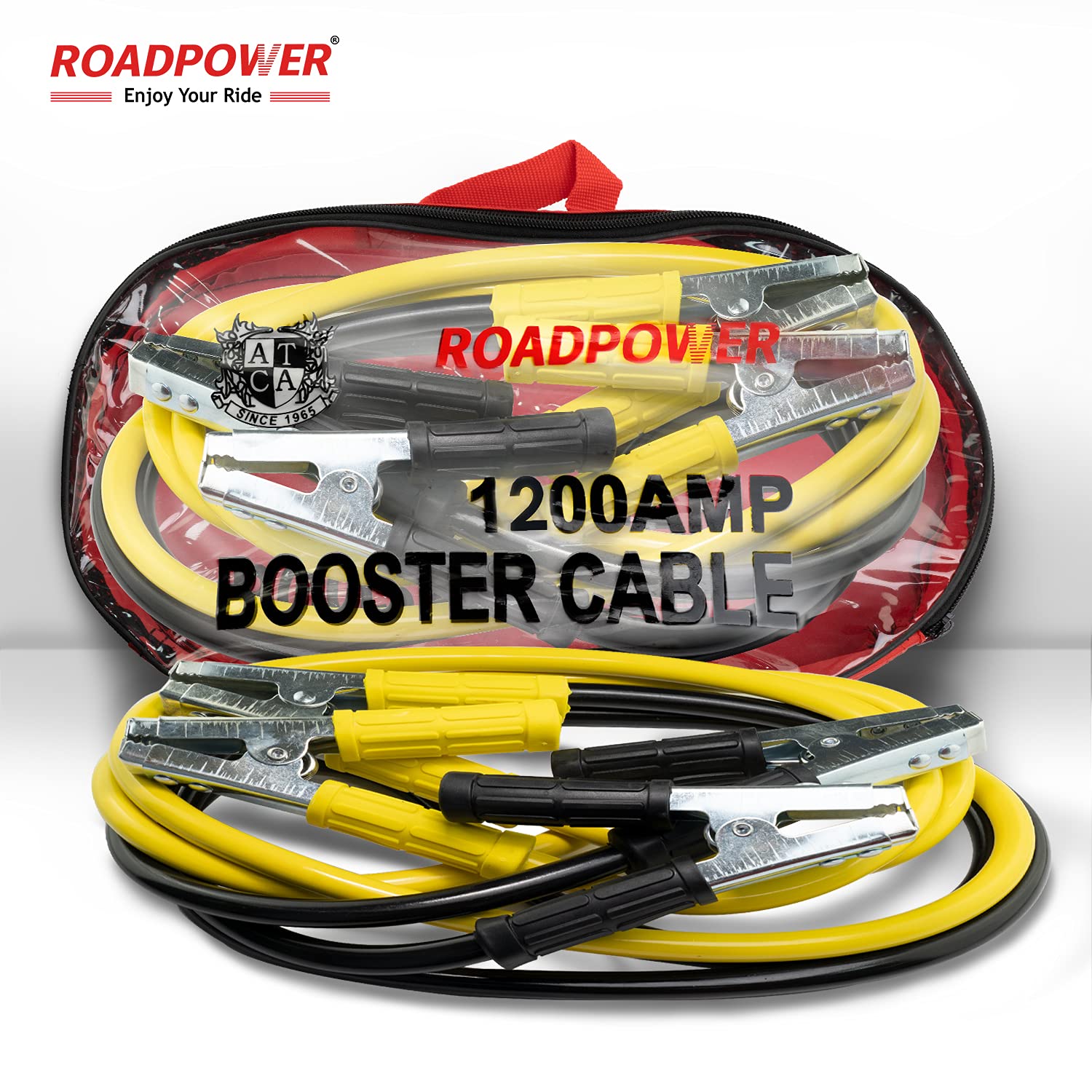 ROADPOWERHeavy Duty Booster Battery Cable for Jump Starting Dead or Weak Batteries (1200AMP) 2.5 Meter/8.2 feet