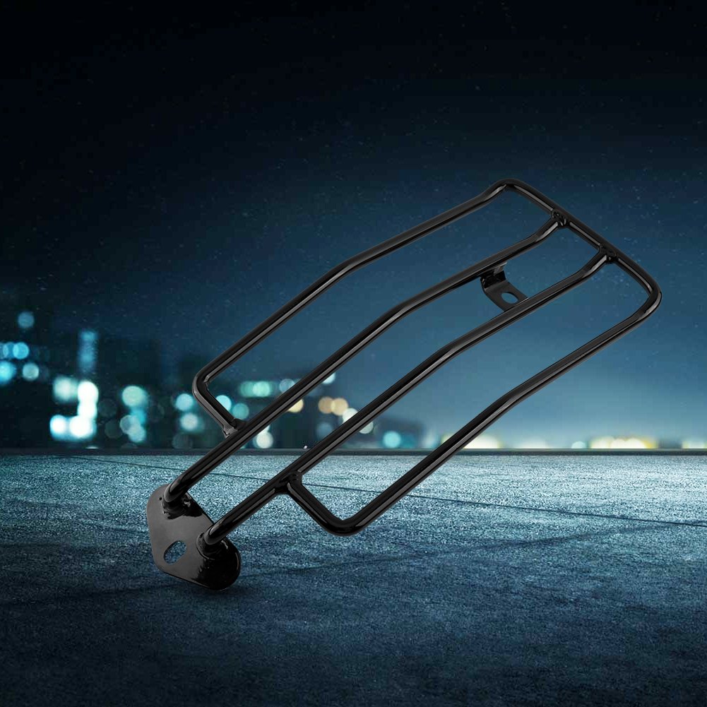 Estante de soporte para equipaje trasero de motocicleta, asiento único, guardabarros trasero de Keenso, estante de equipaje para asiento individual