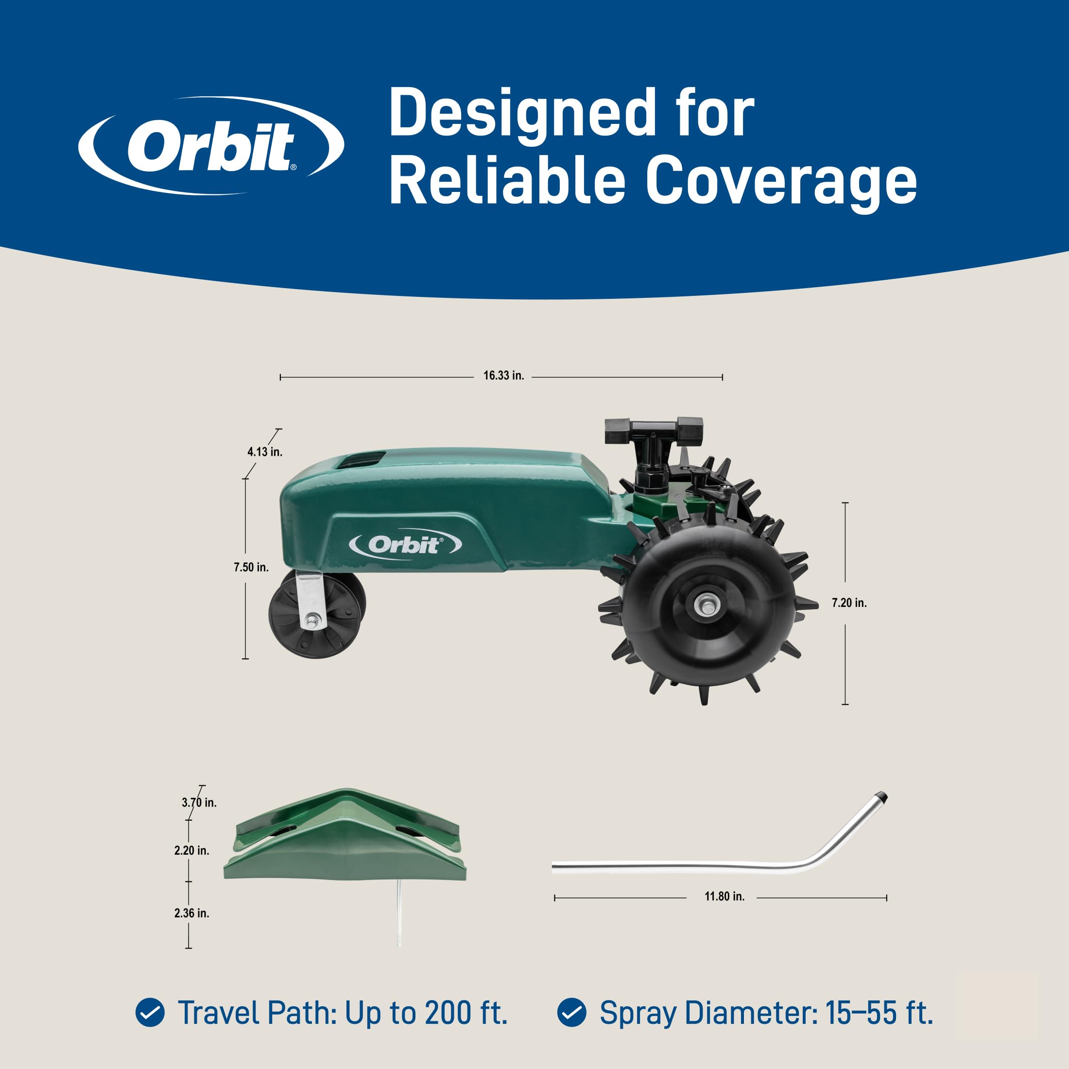 Orbit 58322 Reiseregner, Grün