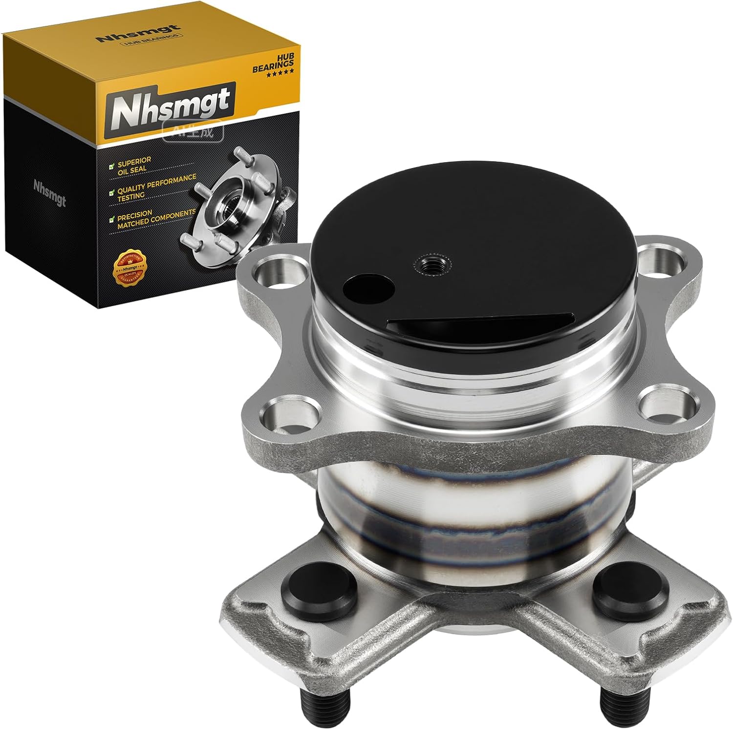 512559 Rear Wheel Bearing Hub Compatible with Honda FIT 2015 2016 2017 2018 2019 2020 with ABS 4-Lug