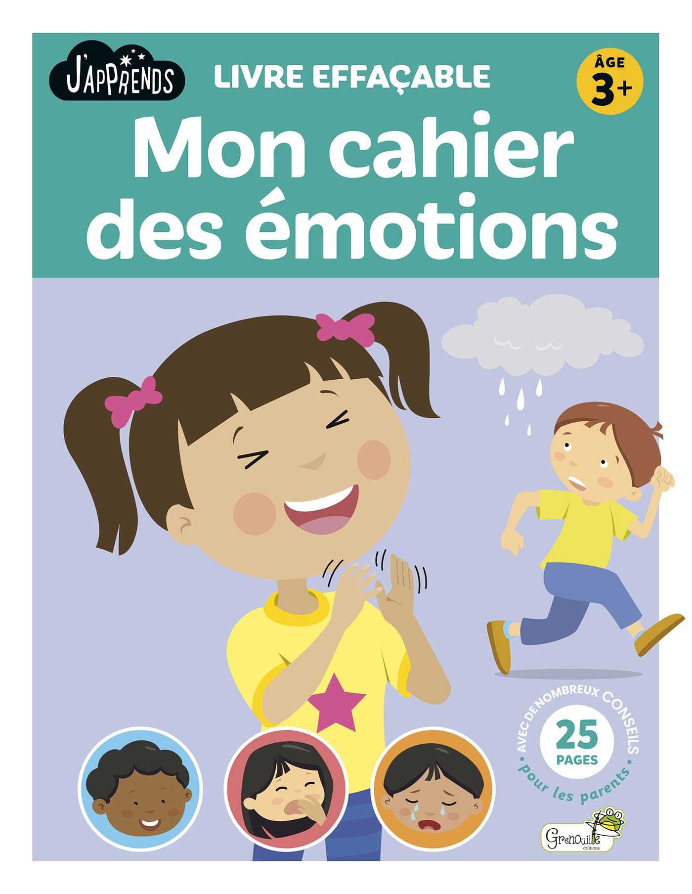 Mon cahier des émotions: Livre effaçable