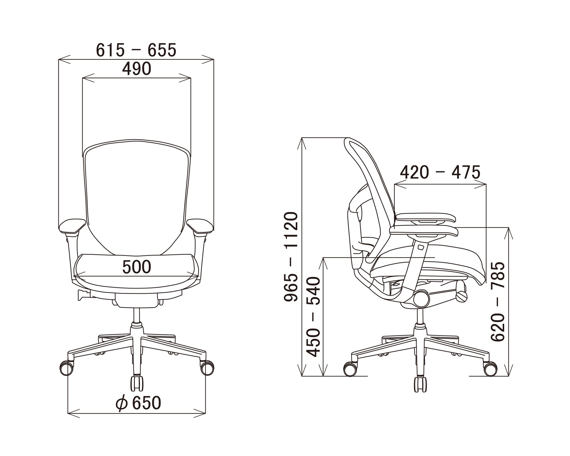 エルゴヒューマン エンジョイ EJ-LBM モールドクッション座面 ENJOY エルゴヒューマン エンジョイ EJ-LBM モールドクッション座面