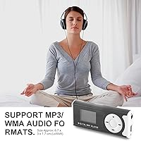 Vista 6 de Mini USB Clip Player MP3 Player Pantalla LCD 16GB mini SD TF Tarjeta