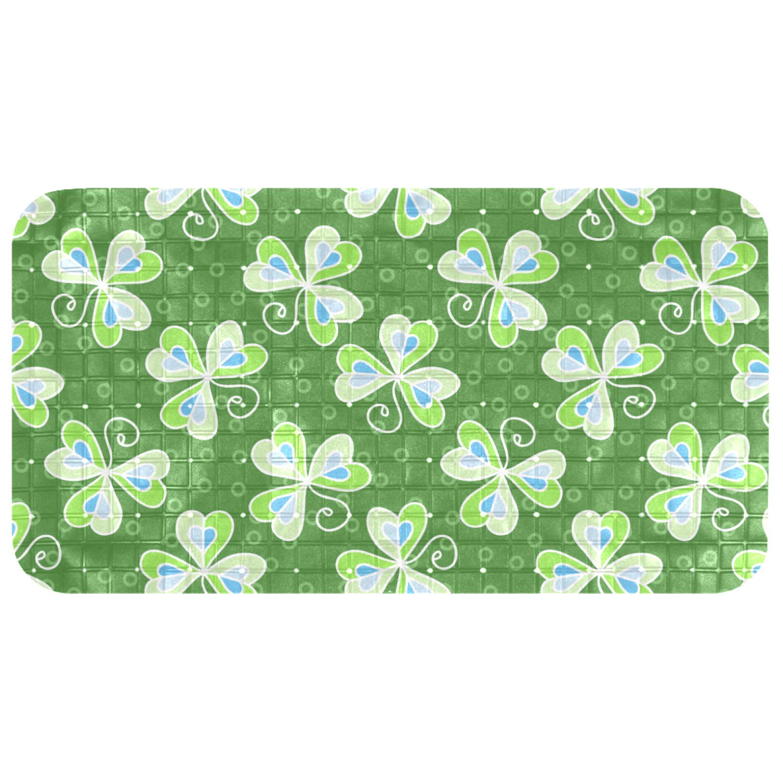 Tapis de bain de massage Bennigiry floral anti-glisse à ventouses de bain
