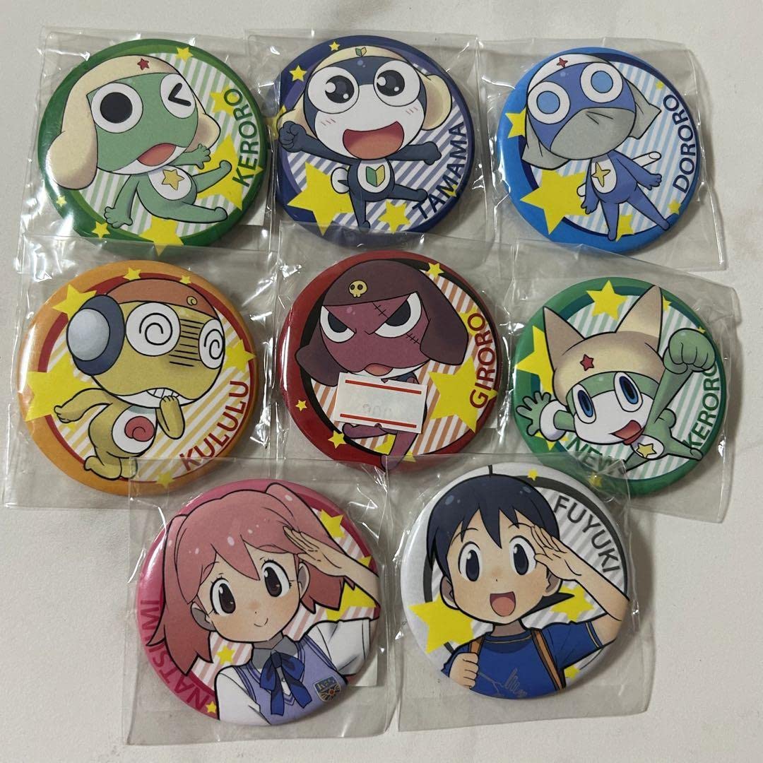 ケロロ軍曹 キャラハニ缶バッジ 20th 【公式通販】