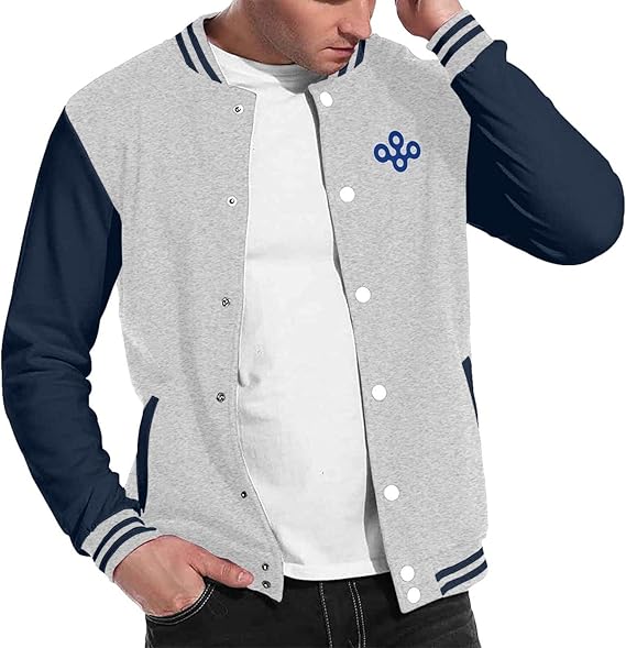 Amazon Co Jp 大阪府章のロゴ メンズファッションバーシティジャケットカジュアルスリムフィット ライトジャケット ファッション