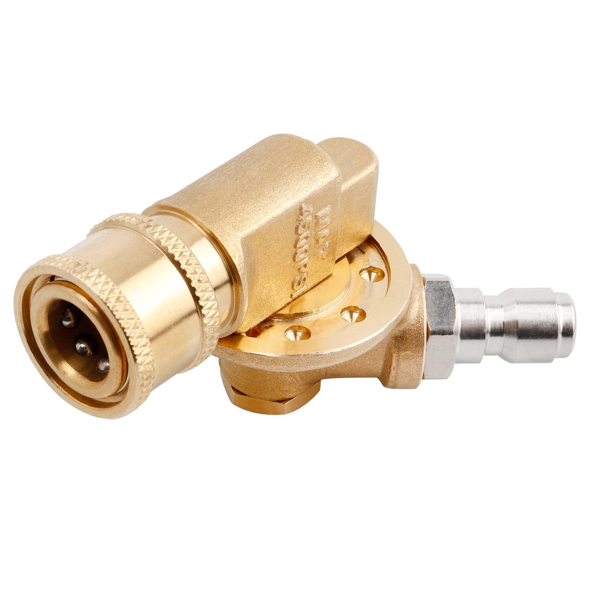Nettoyer les gouttières sans effort : coupleur pivotant 270° Yakamoz pour nettoyeur haute pression