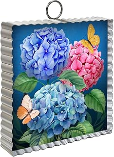 Briarwood Lane Colorful Hydrangeas Metal Mini Moment