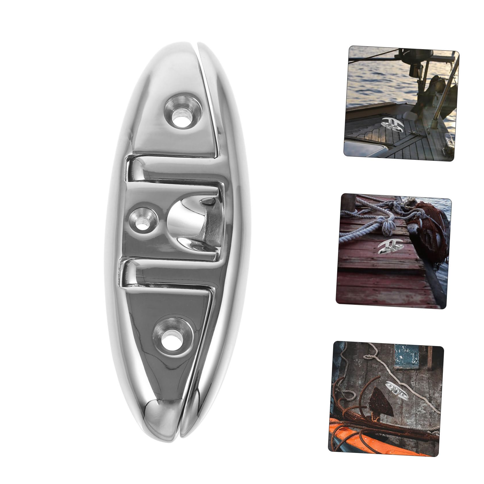 KICHOUSE Folding Cleat for Boats Kayaks and Docks Rope Fixing Cleat Boat Accessories and Parts