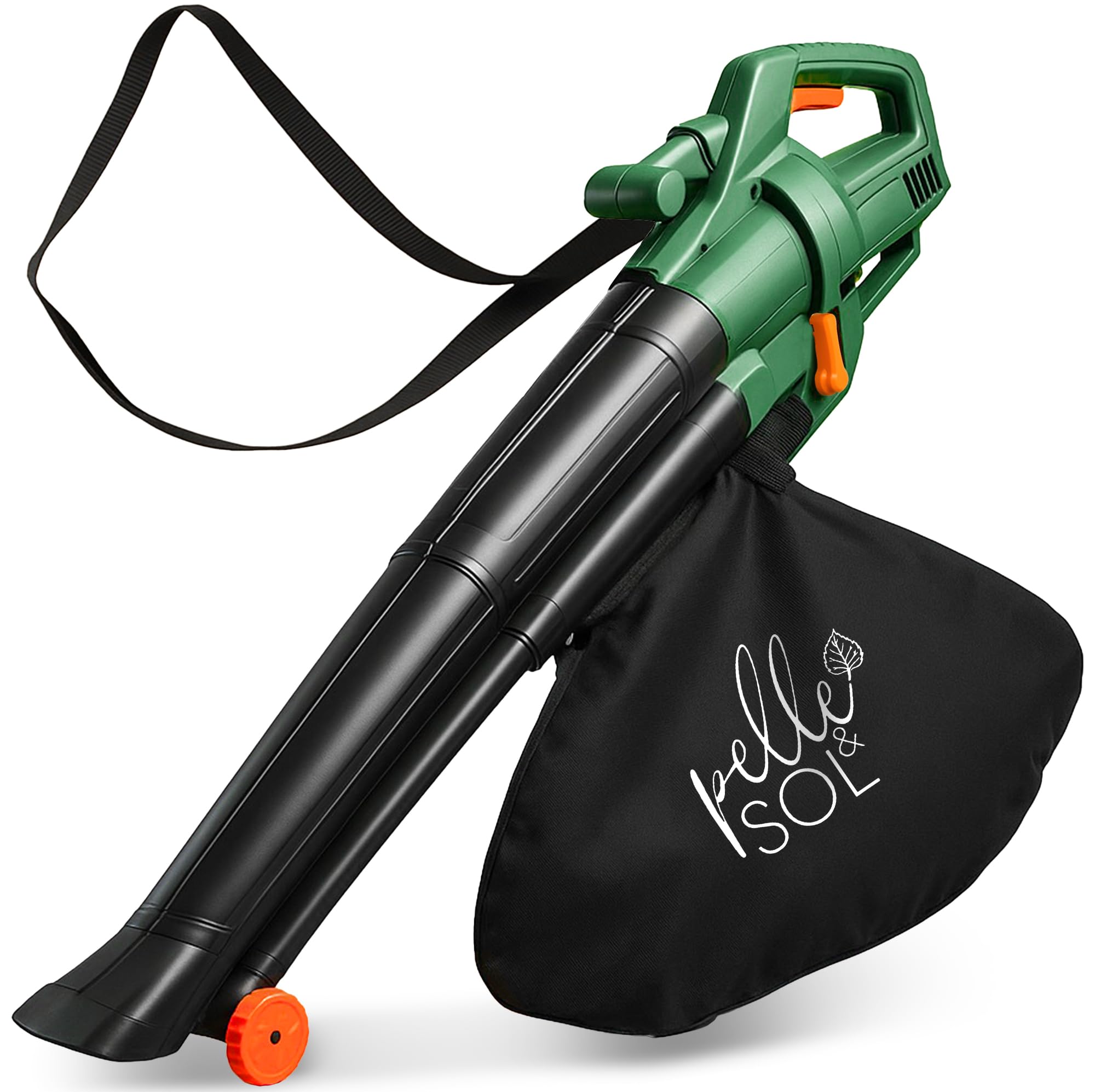Pelle & Sol 3300W Corded Leaf Blower and Vacuum - 3-in-1 Garden Vacuum