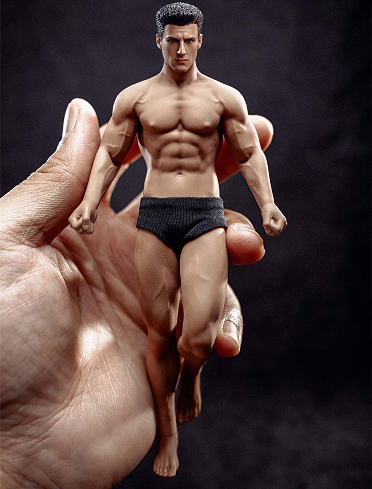 Amazon.co.jp: 1/12スケールの男性のシームレスな人体、可動人形用の