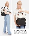 LOVEVOOK Laptop Backpack for Women Nurse Bag Teacher Work Backpack Purse Travel Computer Backpack for College Office Business