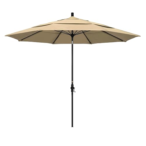 11' Round Crank Lift, Collar Tilt, Aluminum Pole, Fiberglass Rib