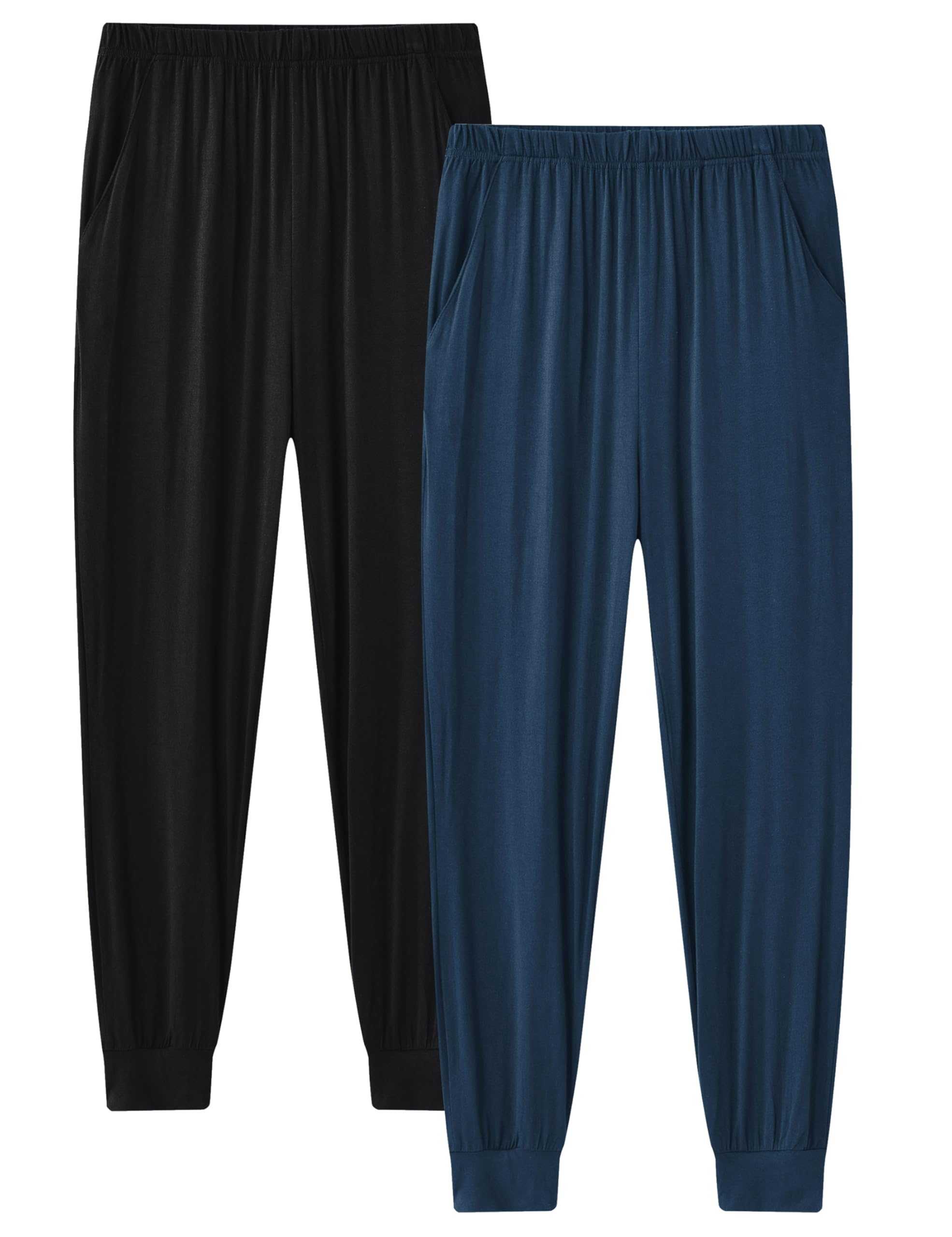 MoFiz Herren Schlafanzughose Lang Weiche Pyjamahose Schlafhose Weite Loungewear