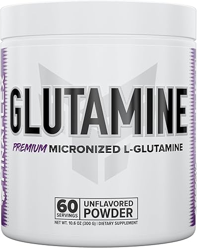 FINAFLEX GLUTAMINA pura, sin sabor, 10.6 onzas, polvo de recuperación muscular definitiva, reduce la degradación muscular y apoya los niveles de