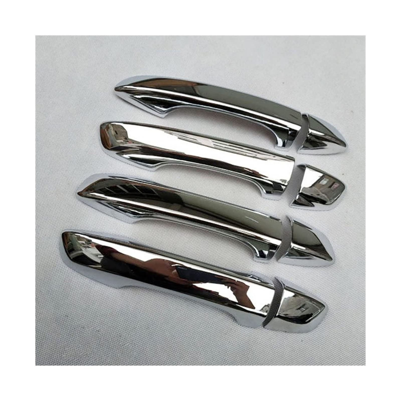 Ytdhfdgj 2 For Vw For Tiguan Mk 2017 018 019 020 021 For R-Line Door Handle Cover Trim Plastic (2)