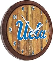 Vista 329 de The Fan-Brand NCAA Oklahoma Sooners: Faux Barrel Top Wall Clock Sports Team Bar Sign Décor - Home Man Cave, Party Decoration - Made On Demand