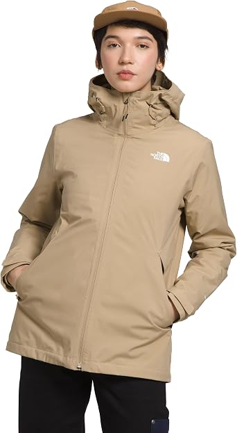 THE NORTH FACE Womens Carto Triclimate Jacket, Khaki Stone, XX-Large