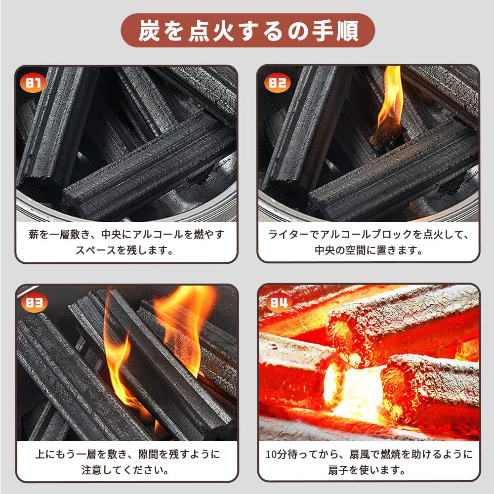 Amazon.co.jp: 高級オガ炭 20kg 木炭 バーベキュー 火起こしやすい
