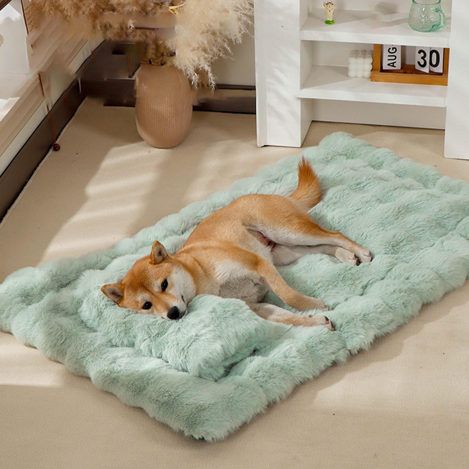 Tappetino per cani reversibile isolamento termico in cotone PP per tutto l'anno Comfort Pad Coperta Pet Sleep Cuscino invernale per cani