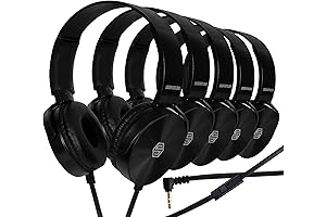 10-Pack Classroom Headphones with Microphone