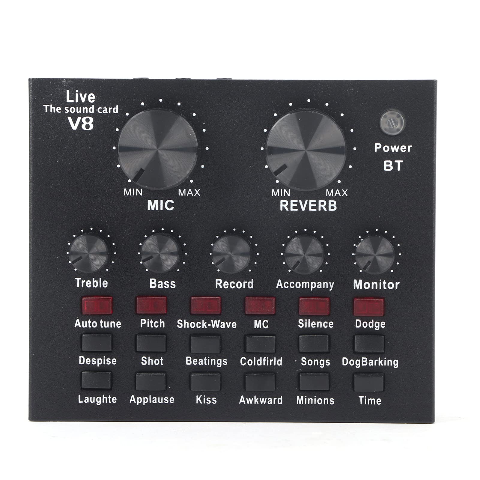 SUNGOOYUE Live Broadcast Sound Card, 112 Kinds of Electric Sound Support for Dual Mobile Phone Computer - for Bluetooth Protocol 4.1-image-2