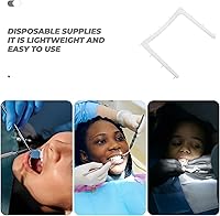 Vista 9 de Healifty 10 unids desechables Dental Rubber Dam Frame Holder Autoclavable Rubber Barrera Soporte Distracter Lab Instrumento