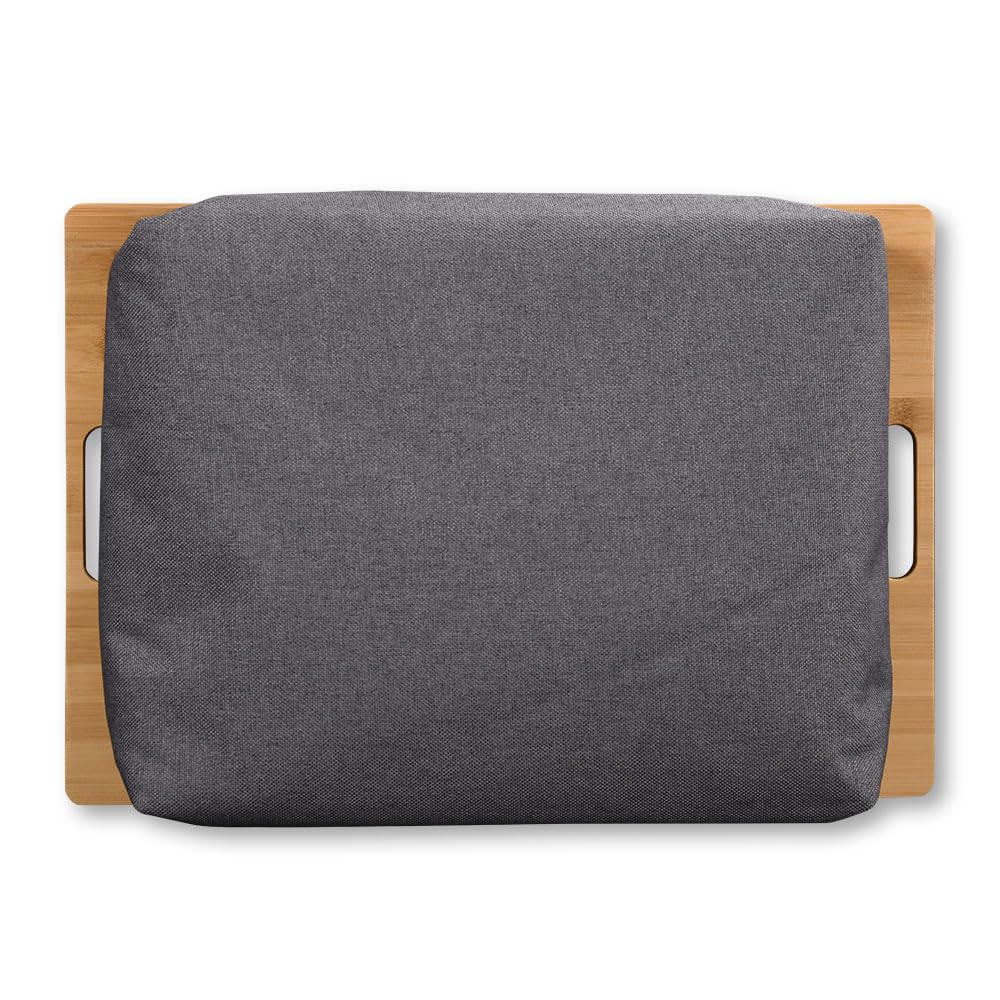 KESPER 77622 - Vassoio per ginocchia in bambù, 45 x 31 cm, altezza: 8 cm