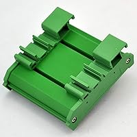 Vista 4 de Electronics-Salon Montaje en carril DIN 4 módulo de interfaz de relé de señal DPDT, versión DC 24V.