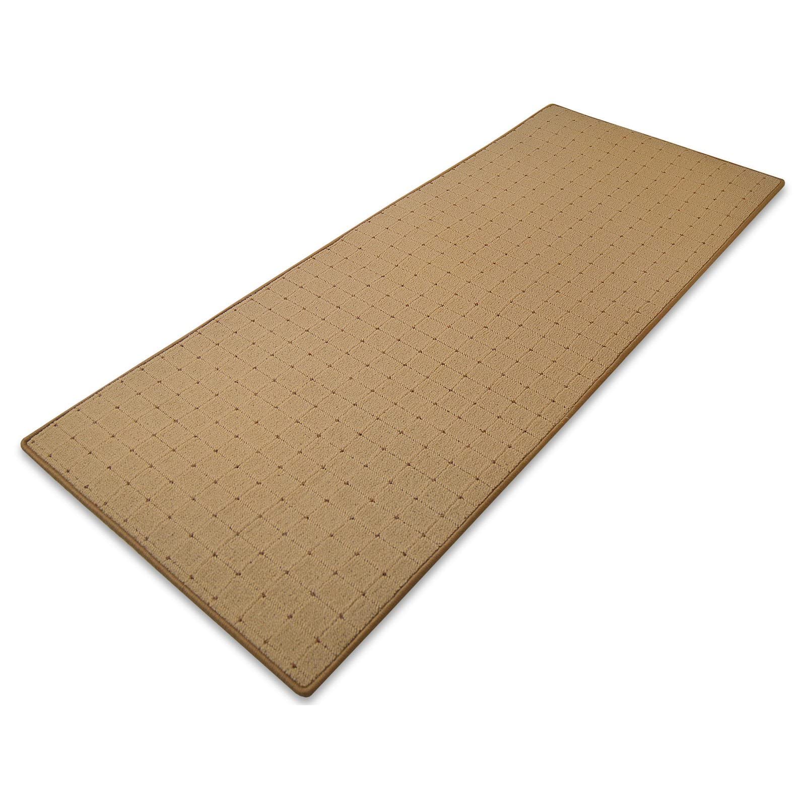Floordirekt Bieżnik dywanowy do kuchni, korytarza i salonu, towar sprzedawany na metry, szerokość 67 cm, dywan do korytarza, chodnik kuchenny, do salonu (67 x 700 cm, beżowy Rapido)