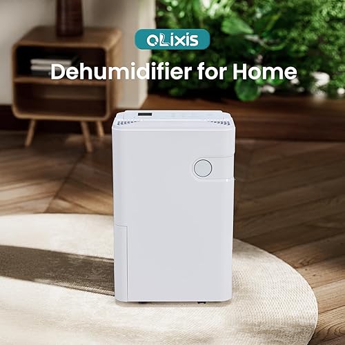Miniatura 2 de OLIXIS Deshumidificador de 5,500 pies cuadrados, deshumidificador de 80 pintas para sótano con manguera de drenaje, tanque de agua de 5L1.32 galones