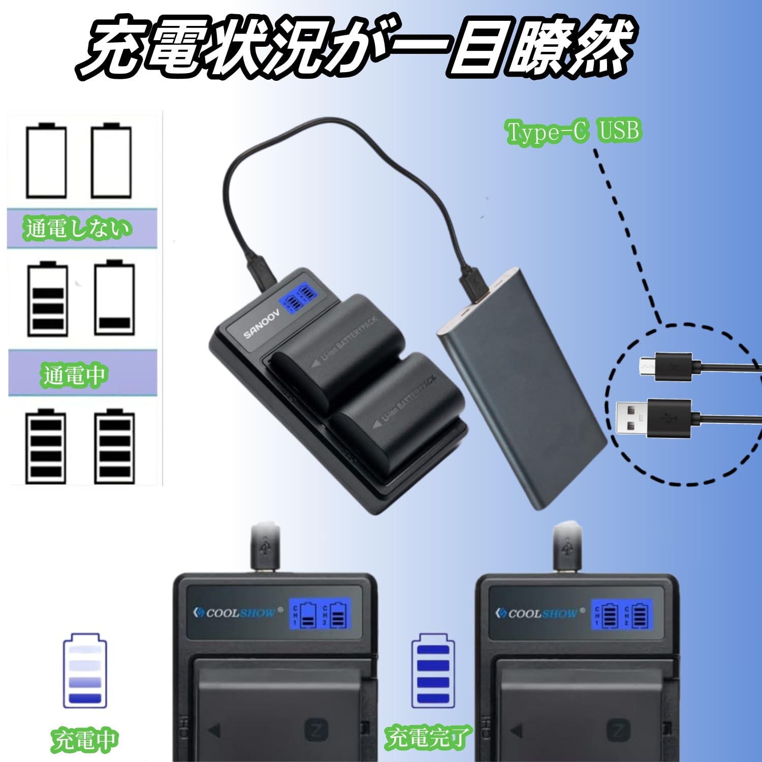 Amazon.co.jp: SANOOV LP-E6/LP-E6N互換バッテリー 2*2200mAh大