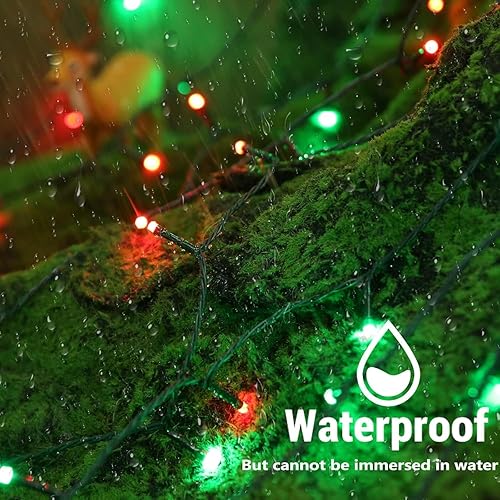 Miniatura 8 de iBaycon Luces de Navidad inteligentes que cambian de color, 66 pies, 200 luces LED RGB para árbol de Navidad, luces remotas y controladas por