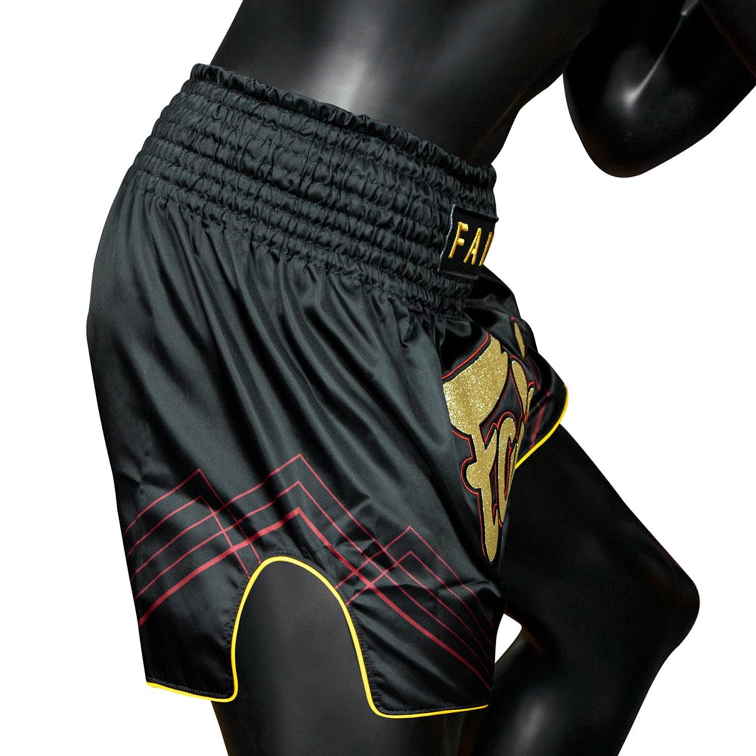 Fairtex Muay - Pantaloncini Thai BS1925 Mr X, colore: Nero