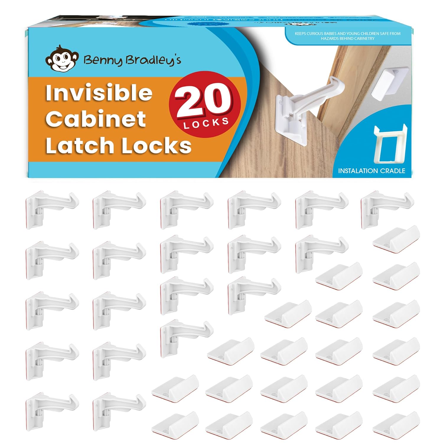 Benny Bradley's Invisible Baby Proofing Latch Locks