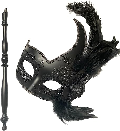 Miniatura 10 de Brocade - Máscara de encaje para mascarada, Mardi Gras, para cumpleaños, graduación, boda, fiesta