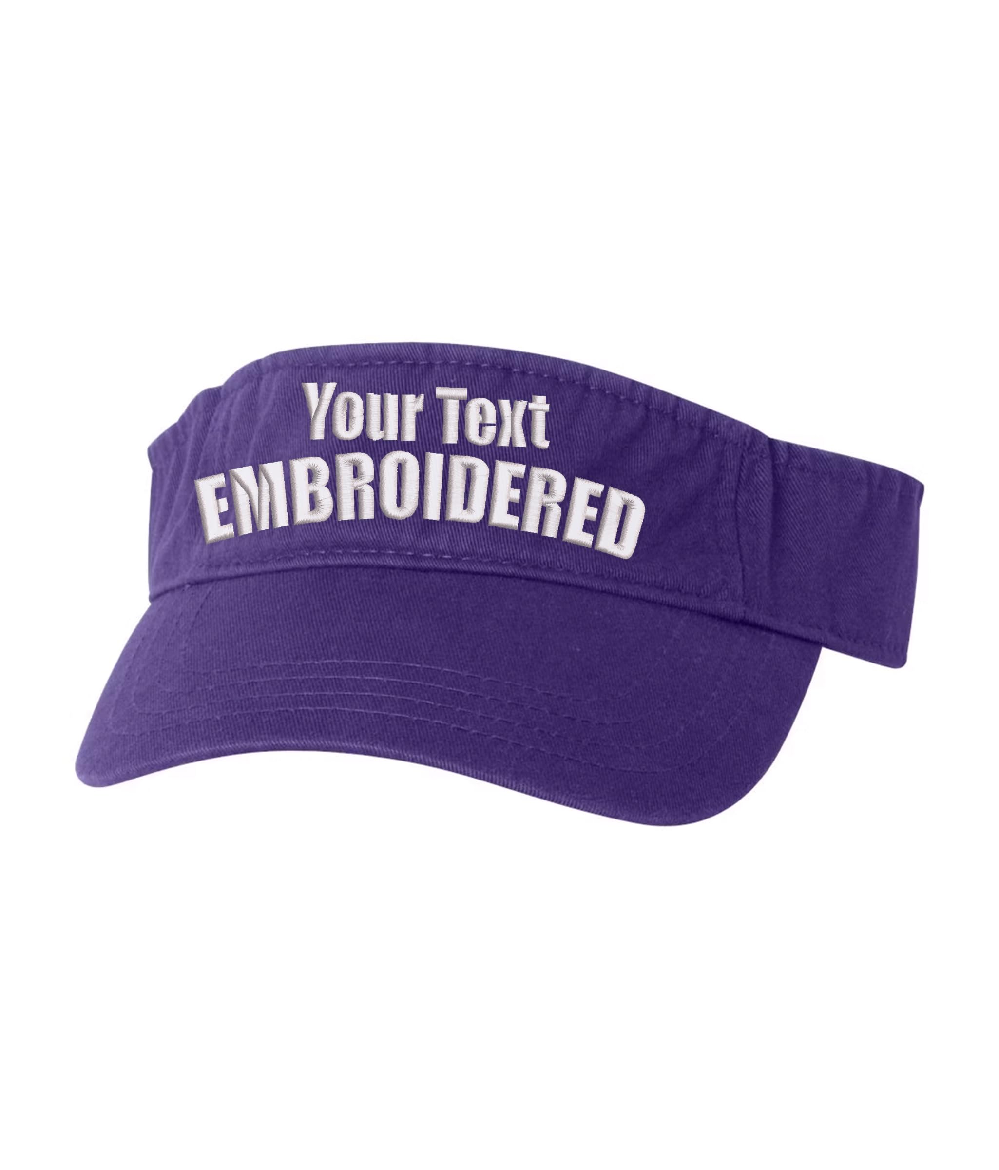 Personalized Embroidered Visor Hat
