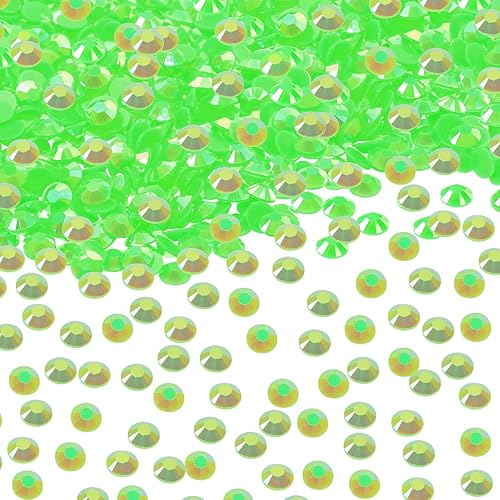 Miniatura 4 de Diamantes de imitación de resina con parte trasera plana, gemas de cristal redondas para proyectos de arte de uñas, botellas, zapatos, ropa,