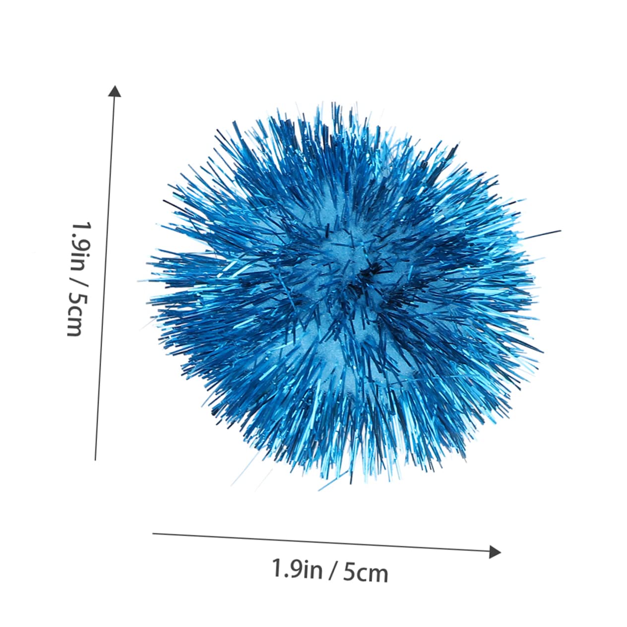 GALPADA 20 Pcs Sparkle Ball Cat Teasing Durable Interactive Cat Playing for Home Stimulate Curiosity Reduce Scratching Balls for Healthy Playtime Random Color