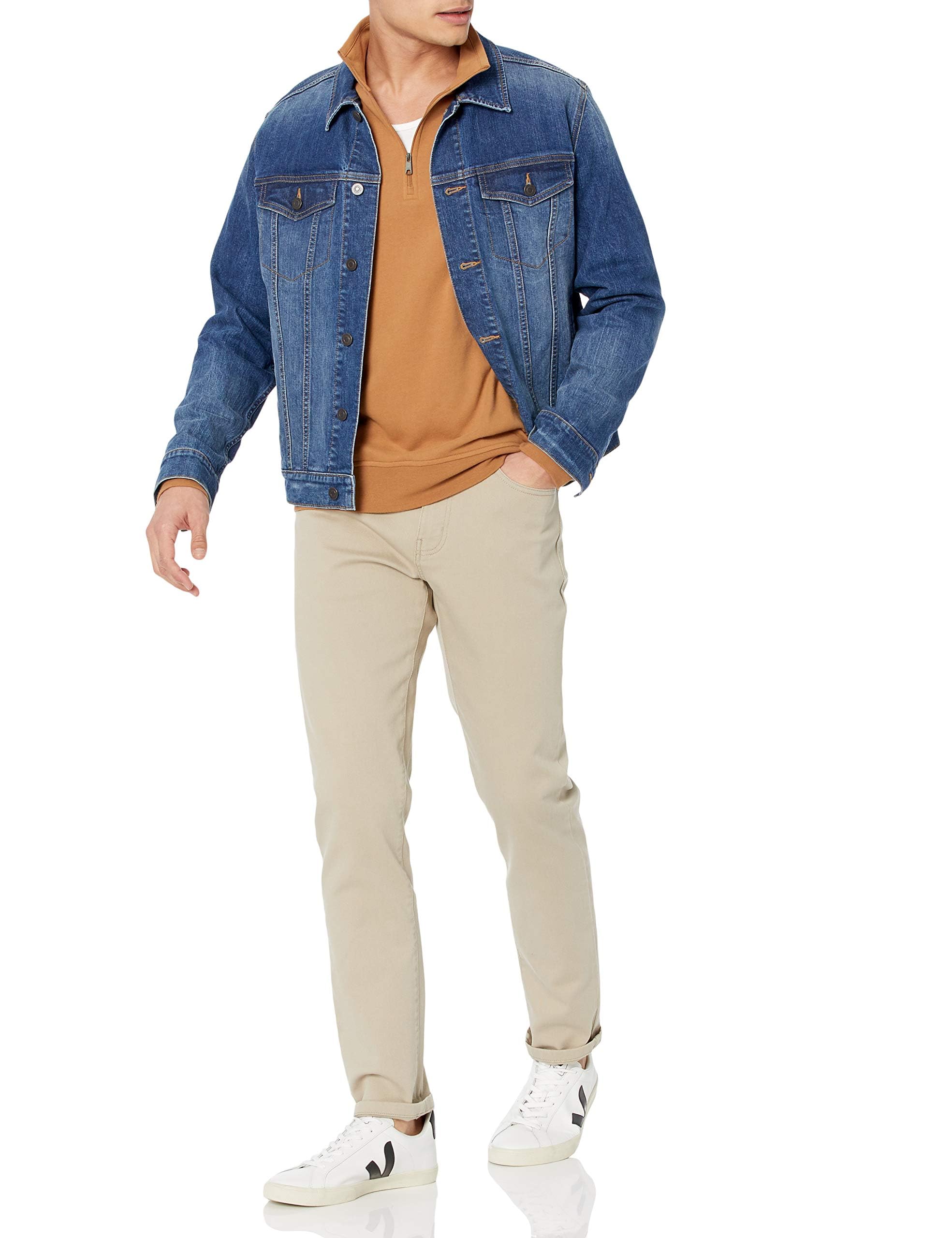 Amazon Essentials Hombre Vaqueros Ajustados - Colores interrumpidos — view 5