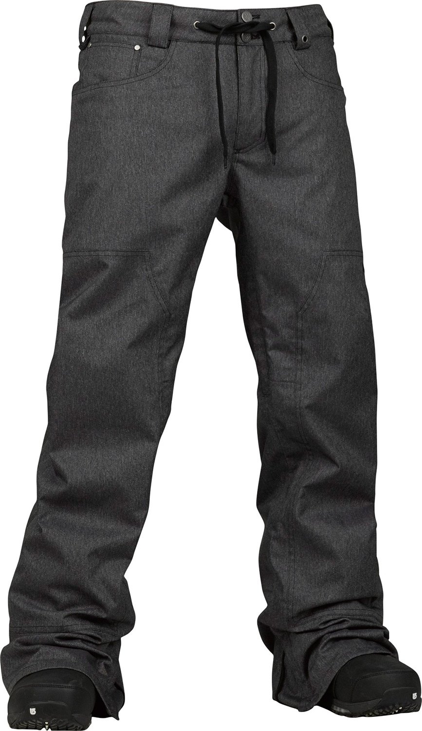 Burton - Mens TWC Greenlight Snow Pants, True Black Denim