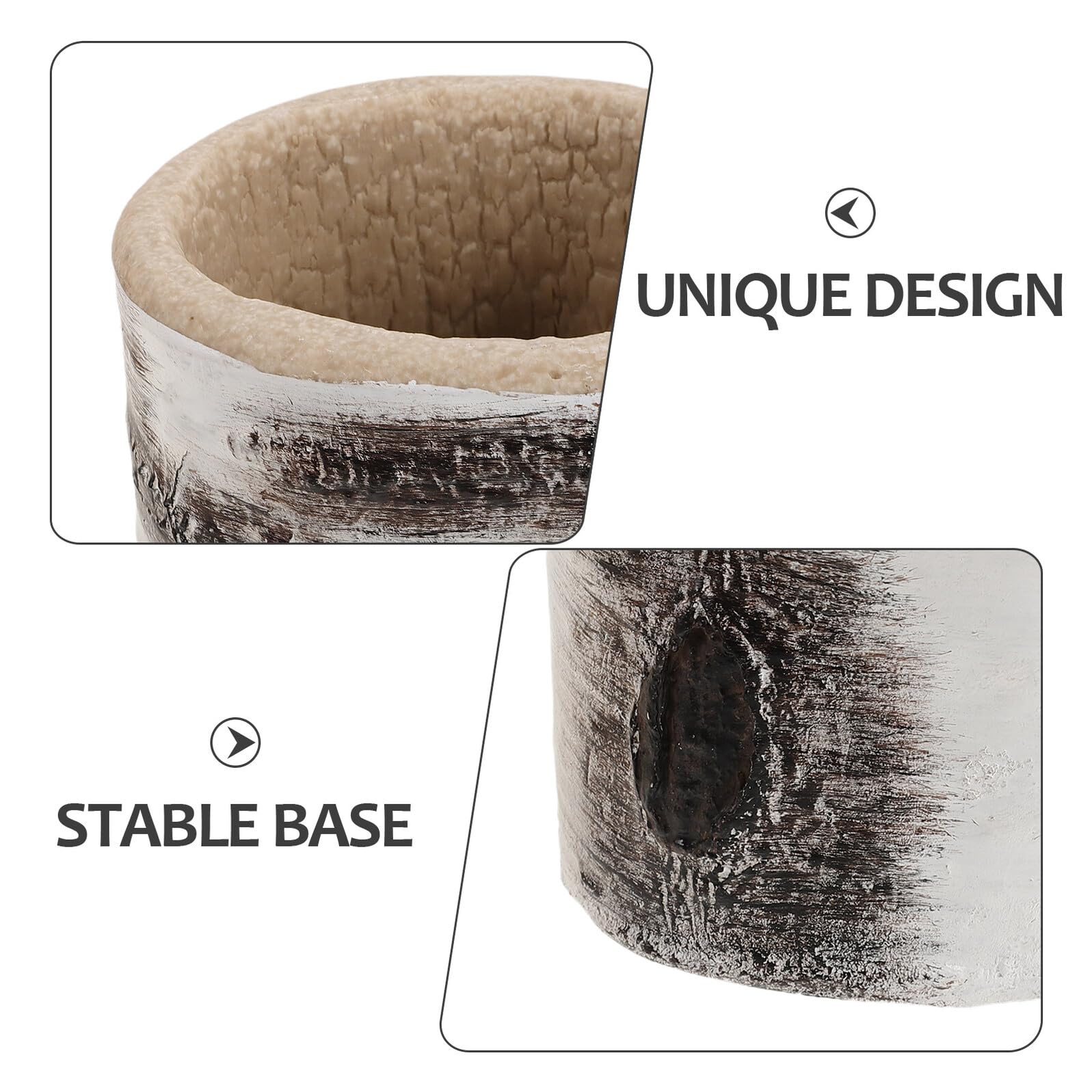 Milisten Ciotola d'Acqua in Resina per Lucertole e Anfibi Base Antiscivolo e Profilo Liscio, Design Simile a Ramo per Terrari e Acquari di Rettili