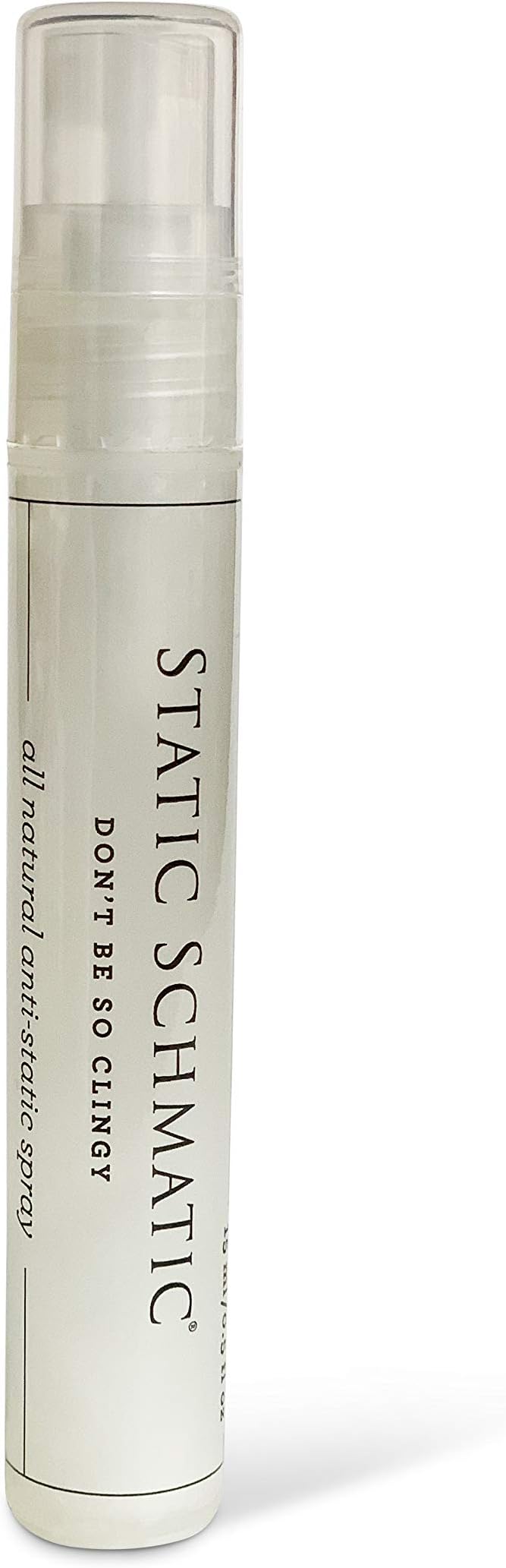 Static Schmatic for Clothes Purse Size Natural Static Cling Remover, Static Spray for Clothes, Anti-Static Spray, Travel Size Anti Static Spray, Static Cling Spray (0.5 oz)