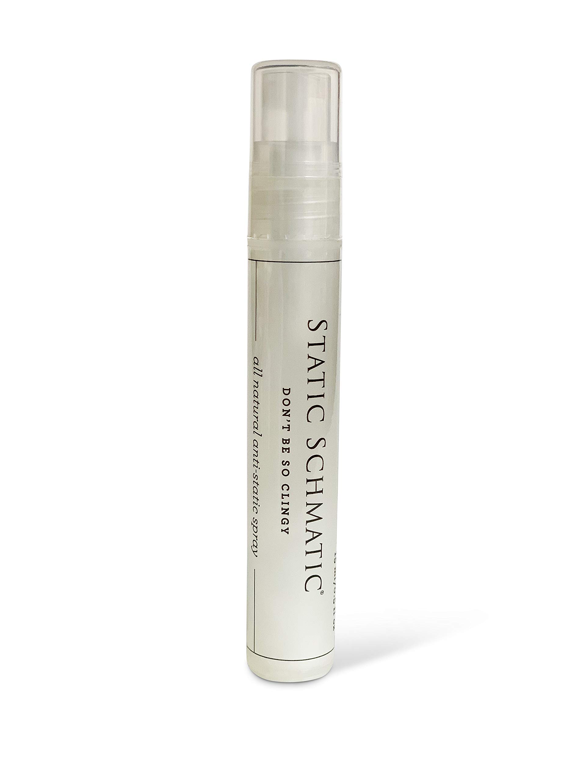 Static Schmatic for Clothes Purse Size Natural Static Cling Remover, Static Spray for Clothes, Anti-Static Spray, Travel Size Anti Static Spray, Static Cling Spray (0.5 oz)